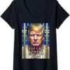 Donald Trump Indicted Lock Him Up Jail Free T Shirt SD