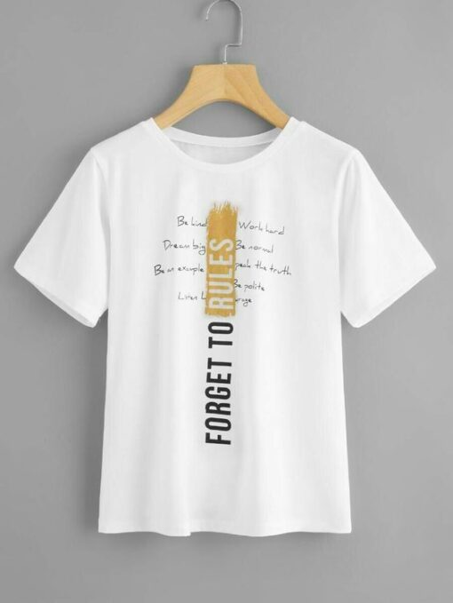 Forget to rules T-shirt SD