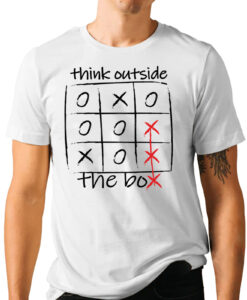 Think Outside The Box Motivational T-shirt